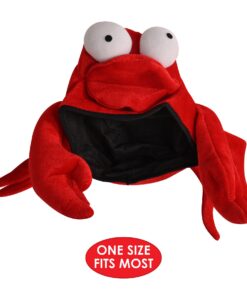 Alternative view of Beistle Unisex Plush Hat - Party Supplies,Themed Headwear, Photo Booth Prop, Costume Dress-Up Luau Crab