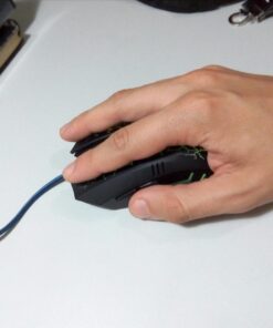 HAVIT HV-MS672 3200DPI Wired Mouse, 4 Adjustable DPI Levels, 800/1200/2400/3200DPI, 7 Circular & Breathing LED Light, 6 Buttons (Black) 39 71Kr9xy2 L