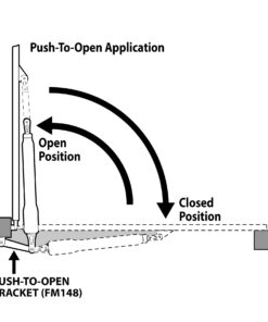 Mighty Mule Push to Open Gate Bracket (FM148) for Mighty Mule Automatic Gate Openers,Silver 5 71KrJk1ItEL