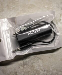 Ground Loop Noise Isolator for Car Audio/Home Stereo System with 3.5mm Audio Cable (Grey) Grey 26 71KrbSsr2tL