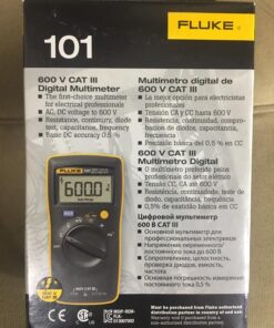 Fluke 101 Basic Digital Multimeter Pocket Portable Meter Equipment Industrial (Original Version) 57 71KrfLOo2BL