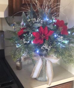 GDEALER 2 Pack Fairy Lights Christmas Decor 20 Ft 60 Led Battery Operated Christmas Lights with Remote Waterproof Twinkle Lights 8 Modes Fairy String Lights for Party Bedroom Wedding Decorations-White White 27 71KsFhnaZbL