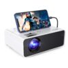 Movie Projector, SMONET 1080P HD Projector 7500L Home Projector Video TV Projector Mini Portable LED Projector Outdoor Indoor Wall Compatibale with TV Stick Laptops PC PS5 HDMI USB A-White 43 71KsmttGd5L