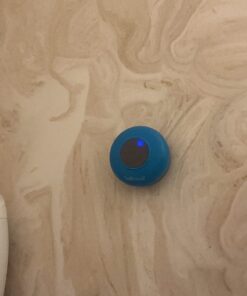 Soundbot SB510 HD Bluetooth Shower Speaker Water Resistant Handsfree Portable Speakerphone with Built-in Mic, 6hrs of Playtime, Control Buttons and Dedicated Suction Cup for Bathroom Pool Blue 34 71KsvaqBVL