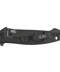 Zero Tolerance 0450CF; Folding Knife with 3.25” DLC-Coated S35VN Stainless Steel Blade, All-Black Carbon Fiber and Titanium Handle Scales, KVT Ball-Bearing Opening, Frame Lock, Pocketclip; 2.45 OZ. 27 71KtEXOfN1L