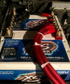 SoundBox Connected 0 Gauge Red Amplifier Amp Power/Ground 1/0 Wire 25 Feet SuperFlex Cable 25' 22 71KtOlb8esL