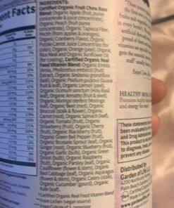 Garden of Life Organics Prenatal Gummies Multivitamin with Vitamin D3, B6, B12, C & Folate for Healthy Fetal Development – Organic, Non-GMO, Gluten-Free, Vegan, Berry Flavor, 30 Day Supply 30 71Ku7pltMPL