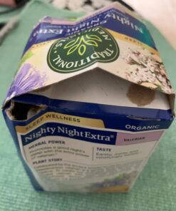 Traditional Medicinals Tea, Organic Nighty Night Extra, Promotes a Good Night's Sleep, 16 Tea Bags 37 71KuZN zG8L