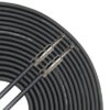 GLS Audio 25 feet Speaker Cable 16AWG Patch Cords - 25 ft 1/4" to 1/4" Professional Speaker Cables Black 16 Gauge Wire - Pro 25' Phono 6.3mm Cord 16G - Single 16 AWG 25 71KuatTbvbL