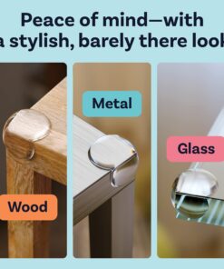 Corner Protector for Baby, Protectors Guards - Furniture Corner Guard & Edge Safety Bumpers - Baby Proof Bumper & Cushion to Cover Sharp Furniture & Table Edges - Clear and Transparent - (12 Pack) 12 Count (Pack of 1) 23 71KvF9WOodL