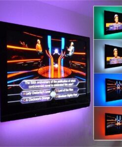 Vansky Led Strip Lights, Bias Lighting for 40-60 inch TV 6.6ft RGB USB Powered LED Light Strip with Remote,TV Backlight Kit for Flat Screen TV,PC 46 71KvMbfrCPS