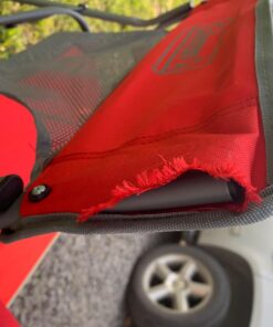 Coleman Outpost Breeze Steel Deck Chair, Portable Folding Chair with Padded Arm Support & Angled Sitting Position for Comfort, Great for Camping, Patio, Tailgating, Sideline Sports, & More 13 71Kw8oDEJbL 2