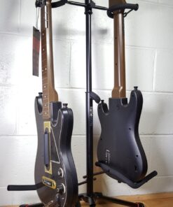 Gator Frameworks Adjustable Double Stand Holds Two Electric or Acoustic Guitars (GFW-GTR-2000) Double Guitar 30 71Kwh42MMYL