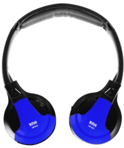BOSS Audio Systems HP34C Dual Channel Foldable Wireless Headphone, Interchangeable Color Accent Caps, Multicolor Dual Channel Headphones 9 71KwkG1IsPL