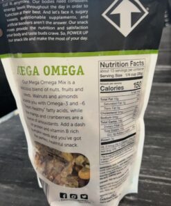 Power Up Premium Trail Mix - Mega Omega Trail Mix 14oz, Gluten Free, Vegan, Non-GMO 14 Ounce (Pack of 1) 33 71KxWu4ziLL