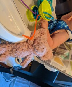 Grapple Suction Cup High Chair Toys Holder | 3 Toy Tethers Keep Toys from Falling | Holds Teethers, Toys, Snack Cups | for Babies 6-12 Months | Perfect for Travel and Restaurant Green 39 71Ky4J5ONOL