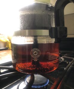 CAFÉ BREW COLLECTION High End Glass Stovetop Percolator Coffee Pot - Best 40 oz Borosilicate Glass Percolator Coffee Pot - Dishwasher Safe Coffee Percolator - BPA Free 8 Cup Percolator by Medelco 30 71KyW2NzJvL