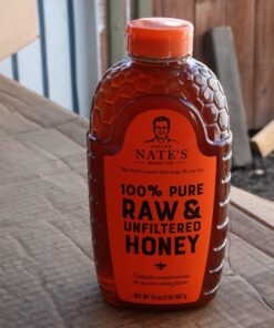 Nate's 100% Pure, Raw & Unfiltered Honey - Award-Winning Taste, 32oz. Squeeze Bottle 32 Ounce (Pack of 1) 42 71Kz1jFqiL