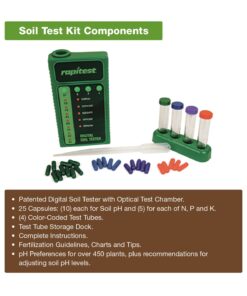 Luster Leaf 1605 Digital Soil Kit for pH, N, P and K, 25 Tests Digital Soil Test Kit 17 71KzDwF8X5L