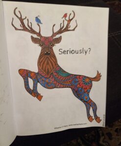 Calm the F*ck Down: An Irreverent Adult Coloring Book Paperback, Coloring Book 58 71KzbKa0YQL
