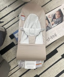 BABYBJÖRN Bouncer Balance Soft, Cotton/Jersey, Beige/Gray 35 71L XFvNNqL