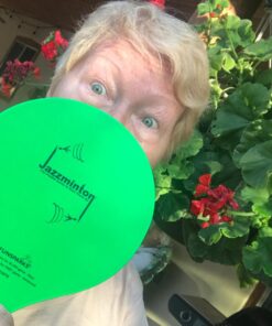 Paddle Ball Game Jazzminton Deluxe with LED Birdie - Indoor/Outdoor Game for Kids, Teens and Adults 29 71L lYgcKDL