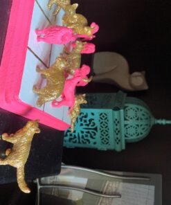 Angelus Flexible Glittercoat Glitter Paint, Desert Gold 38 71L leM tqL