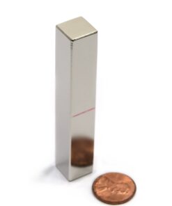 CMS MAGNETICS - (1 Ct, 3” x 1/2” x 1/2”) N52 Grade Anti-Corrosion Nickel Plated Neodymium Rectangular Bar Magnet, 17 Pound Pull Force, Applications: Crafting, DIY Projects, Education, Science, Design and Engineering 10 71L pU04qeL