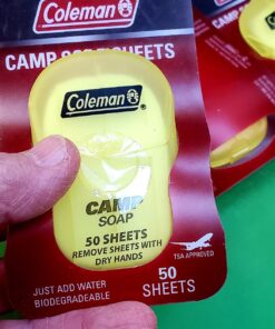 Coleman Camp Soap Sheets, Travel Soap Sheets - 50 count 15 71L0petJtsL