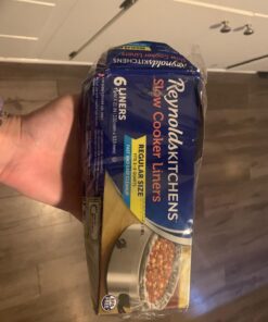 Reynolds Kitchens Slow Cooker Liners, Regular (Fits 3-8 Quarts), 6 Count (Pack of 2), 12 Total 6 Count (Pack of 2) 32 71L0tBX9OqL