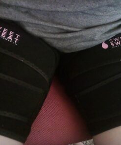 Sports Research Sweet Sweat Thigh Trimmers for Men & Women Increases Sweat & Activity to the Thighs during Exercise Large Pink 29 71L0twm9wML 1