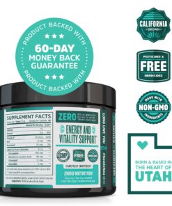 Zhou Spirulina Powder, Nutrient Rich Superfood, California Grown, 100% Pure, Vegan, Gluten Free, Non-GMO, Non-Irradiated, Perfect for Smoothies, Juices, 48 Servings, 6 oz 17 71L0wpOuMqL