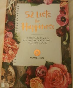 52 Lists for Happiness: Weekly Journaling Inspiration for Positivity, Balance, and Joy (A Guided Self -Love Journal with Prompts, Photos, and Illustrations) Diary 50 71L0xFNrfEL