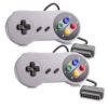 Veanic 2-Pack Replacement Controller Gamepad Compatilbe with SNES - 7 Pin Connector