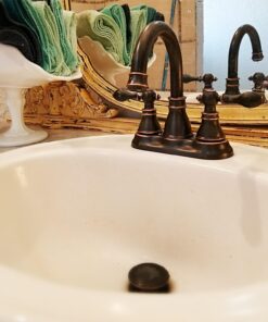 Derengge F-4501-NB 2 Handle Oil Rubbed Bronze Bathroom Sink Faucet with Pop up Drain,cUPC NSF AB1953 39 71L1h4mHvFL