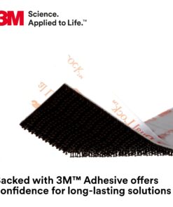 3M Dual Lock Reclosable Fasteners Heavy Duty Industrial Use Black TB3550 1" x 10 ft Mated Strip Indoor/Outdoor Use Great for Metal, Glass, Acrylic, PC, ABS 15 71L25qWKYmL