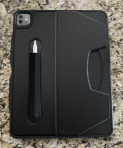 ZUGU Case for 2021/2022 iPad Pro 12.9 inch 5th / 6th Gen - Slim Protective Case - Apple Pencil Charging - Magnetic Stand & Sleep/Wake Cover (Fits Model #’s A2378, A2379, A2461, A2462) - Stealth Black 77 71L2WAoqBaL