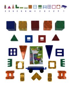 Mag Genius Magnet Tiles 100 Piece Set Includes All The New Magnet Tiles and Clickins to Build The Perfect Castle Includes Clip in Windows and All New Magnet People 13 71L2cpzKNL