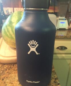 Hydro Flask Water Bottle - Stainless Steel & Vacuum Insulated - Wide Mouth with Leak Proof Flex Cap - 64 oz, Cobalt 1 Count 30 71L2osi6lkL 1