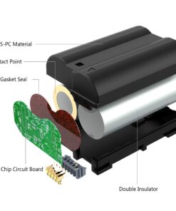 Alternative view of LP EN-EL15 EN EL15a Battery Rechargeable, Charger Compatible with Nikon D7500, D7200, D7100, D7000, D850, D750, D500, D810a, D810, D800e, D800, D610, D600 & More