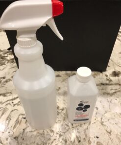 Pinnacle Mercantile Plastic Spray Bottles Leak Proof Technology Empty 32 oz Pack of 3 Made in USA 32 Oz, 3 Pack 24 71L3IIvzW4L