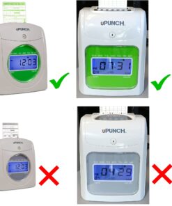 300 uPunch HN3000 Time Cards Non-Calculating Also for HN1000, HN1500, HN3500, HN3540 uPTC1000 Compatible by COMPUMATIC 3 71L3nk0laDL