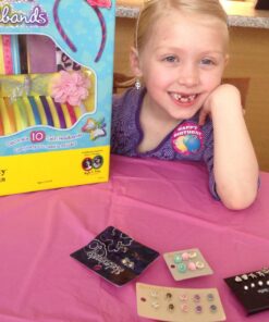 Creativity for Kids Fashion Headband Making Kit - Makes 10 DIY Headbands, Arts and Craft Kits for Ages 5-7+, Kids Activities, Birthday Gifts for Girls Fashion Headbands 33 71L4vpBnhdL