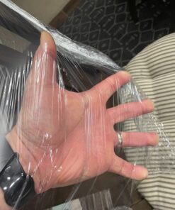 Stretch Film/Wrap with Handles, CreGear 15 Inch x 1000 Feet Shrink Wrap 2 Pack, Industrial Strength Plastic Wrap Roll, Heavy Duty Shrink Film Rolls for Moving Packing Storage Pallet, 60 Gauge, Clear Clear-15*1000*60-2pack 40 71L5K3a6ywL