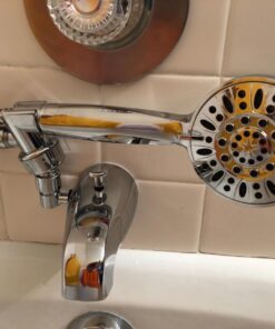 AquaDance 3316 High Pressure 6-Setting 4" Chrome Face Hand Held Head with Hose for The Ultimate Shower Experience Officially Independently Tested to Meet Strict US Quality & Performance Standards 60 71L6WvgTHDL