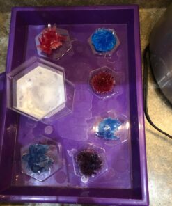 4M 7 Crystal Growing Science Experimental Kit with Display Cases - Easy DIY STEM Toy Lab Experiment Specimens, Educational Gift for Kids, Teens, Boys & Girls 7 Crystals 101 71L8ZVxM2ML 1