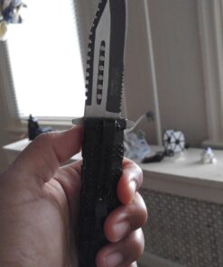 TAC Force TF-710 Series Liner Lock Assisted Opening Folding Knife, Two-Tone Half-Serrated Blade, 5-Inch Closed Black 19 71L8ih6oDsL