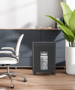 Frossvt Paper Shredder for Home Office Use, 12-Sheet Micro-Cut Paper and Credit Card, Security Level P-4, 5.3-Gallon Bin 32 71L9BQ3M1KL