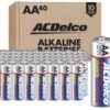 ACDelco 40-Count AA Batteries, Maximum Power Super Alkaline Battery, 10-Year Shelf Life, Reclosable Packaging, Blue 40 Count (Pack of 1) 41 71L9QSaWDZL