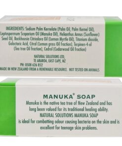 Natural Solutions East Cape Te Araroa Manuka Oil and Tea Tree Oil Soap 3 71L9gC8kyML